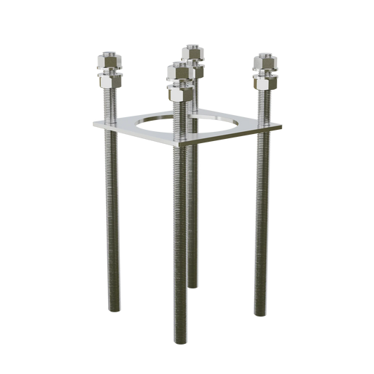 Fundament til støbning af ONEPOLE.